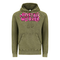 Vintage Olive Breast Cancer Postal Worker Vintage Hoodie - texasbilliewilder