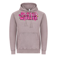 Vintage Zinc Breast Cancer Postal Worker Vintage Hoodie - texasbilliewilder