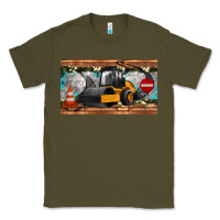 Army Green steam roller sippy cup Classic Tee - Artiststas