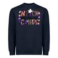 Navy Witch Better Have My Candy Heavyweight Sweatshirt - CowhideDigitalArt