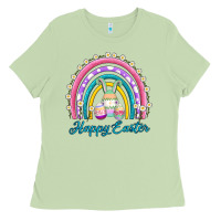 Matcha easter egg bunny rainbow Ladies Tee - AdoDesignShop