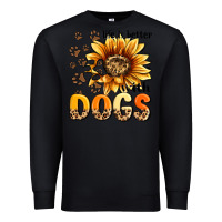 Black life is better with dogs sunflower Premium Sweatshirt - MaliasSmallBusiness