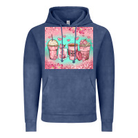 Vintage Denim best mom ever coffee cups Vintage Hoodie - Zillion Design Studio