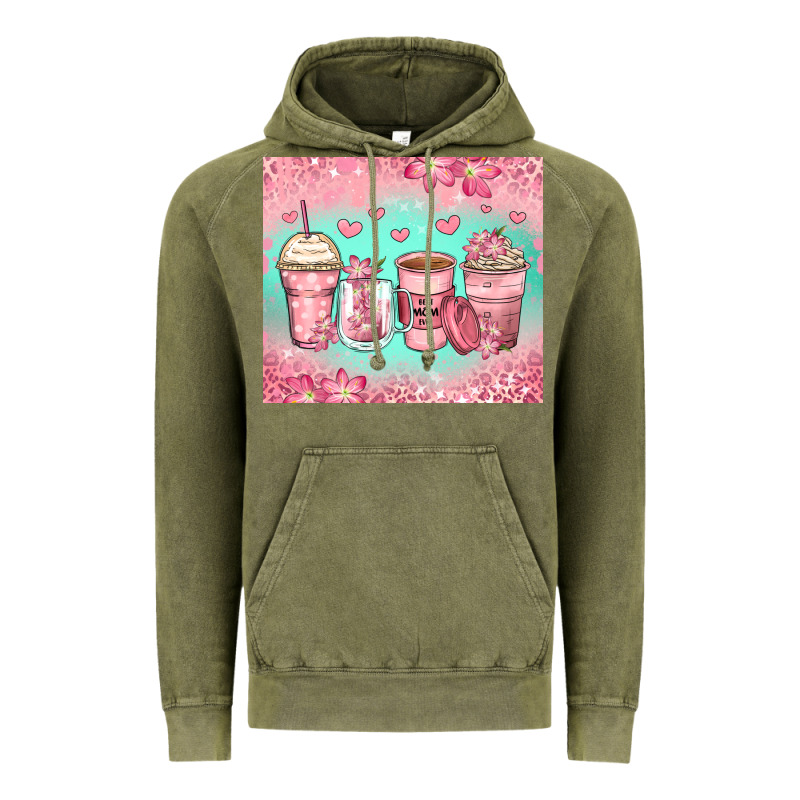 Best Mom Ever Coffee Cups Vintage Hoodie by Zillion Design Studio | Teevron