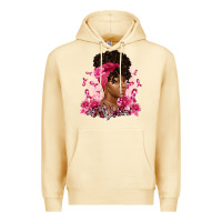 Pina Colada breast cancer afro woman Premium Hoodie - Artiststas
