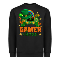 Black Gamer chaun st.patricks day Heavyweight Sweatshirt - Neo Western
