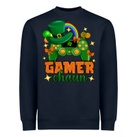 Navy Gamer chaun st.patricks day Heavyweight Sweatshirt - Neo Western