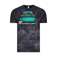 Cloud Black western truck back view 2 Vintage Tee - FaDigitalArtStudio