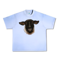 Grape Ice suffolk ewe head Urban Heavy Tee - BarkalooDesign
