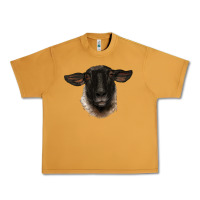Peanut Butter suffolk ewe head Urban Heavy Tee - BarkalooDesign