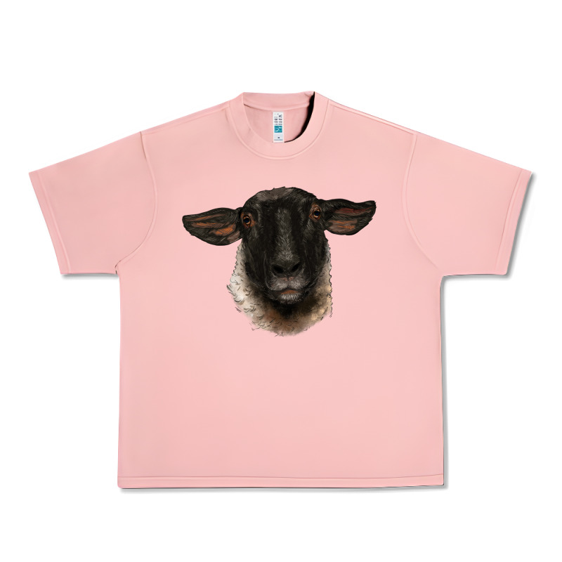 Suffolk Ewe Head Urban Heavy Tee by BarkalooDesign | Teevron