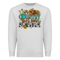 Dove Grey a country girl can survive Premium Sweatshirt - MaliasSmallBusiness