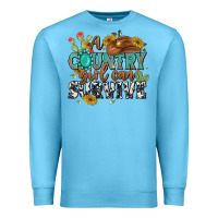 Ocean Blue a country girl can survive Premium Sweatshirt - MaliasSmallBusiness