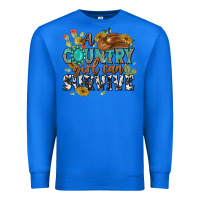 True Royal a country girl can survive Premium Sweatshirt - MaliasSmallBusiness