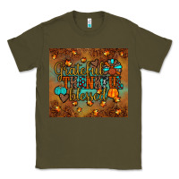 Army Green grateful thankful blessed turkey Classic Tee - JahusDesignShop