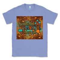 Colony Blue grateful thankful blessed turkey Classic Tee - JahusDesignShop