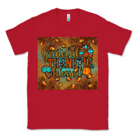 Red grateful thankful blessed turkey Classic Tee - JahusDesignShop