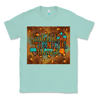 Grateful Thankful Blessed Turkey Classic Tee | Teevron