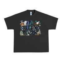 Pigment Black It's Freezing Season Urban Heavy Tee - FaDigitalArtStudio