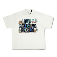 Pistachio It's Freezing Season Urban Heavy Tee - FaDigitalArtStudio