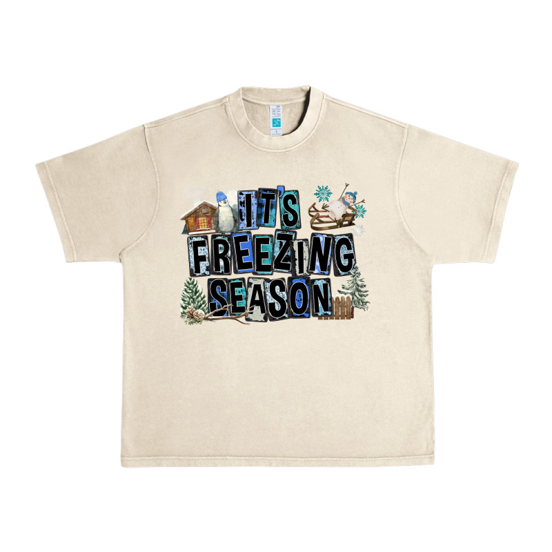 It's Freezing Season Urban Heavy Tee by FaDigitalArtStudio | Teevron