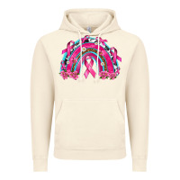 Vintage Artic Breast Cancer Rainbow Vintage Hoodie - texasbilliewilder