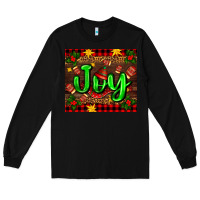 Black joy with gloves for Christmas Long Sleeve Tee - AdoDesignShop