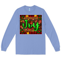Colony Blue joy with gloves for Christmas Long Sleeve Tee - AdoDesignShop