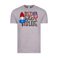 Vintage Zinc red white blue Vintage Tee - CowhideDigitalArt