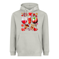 Moon Dust valentines day wine glasses Heavyweight Hoodie - NancyCooperArtShop
