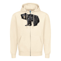Sandshell Sloth Bear Zipper Hoodie - LillyAllenDesigns