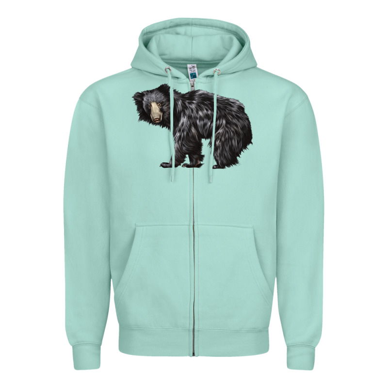 Sloth Bear Zipper Hoodie by LillyAllenDesigns | Teevron