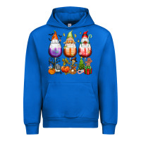 Cobalt Hallothanksmas wine glasses and gnomes Urban Hoodie - texasbilliewilder