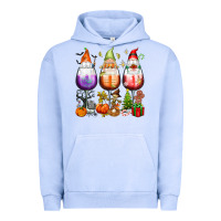 Pigment Grape Ice Hallothanksmas wine glasses and gnomes Urban Hoodie - texasbilliewilder