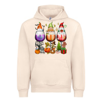 Sandshell Hallothanksmas wine glasses and gnomes Urban Hoodie - texasbilliewilder