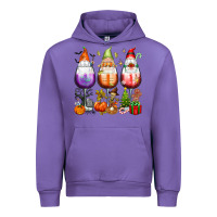 Tulip Hallothanksmas wine glasses and gnomes Urban Hoodie - texasbilliewilder