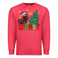 Cardinal christmas  cat  what Premium Sweatshirt - MaliasSmallBusiness