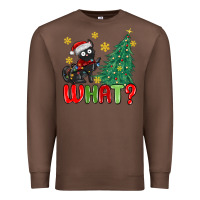 Chestnut christmas  cat  what Premium Sweatshirt - MaliasSmallBusiness