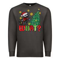 Smoke christmas  cat  what Premium Sweatshirt - MaliasSmallBusiness