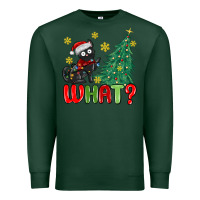 Sports Green christmas  cat  what Premium Sweatshirt - MaliasSmallBusiness
