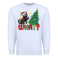 White christmas  cat  what Premium Sweatshirt - MaliasSmallBusiness