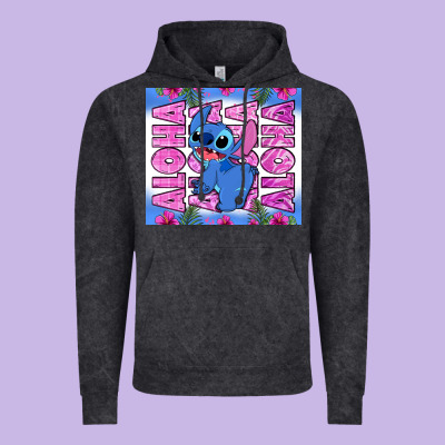 Aloha Stitch Vintage Hoodie Designed By Zillion Design Studio