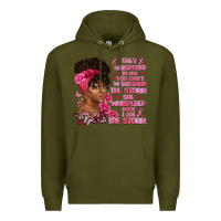 Army Green They whispered to her you can't withstand the Premium Hoodie - Artiststas