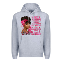 Heather Grey They whispered to her you can't withstand the Premium Hoodie - Artiststas
