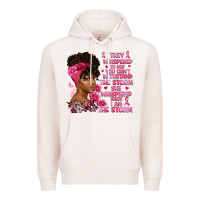 Pale Pink They whispered to her you can't withstand the Premium Hoodie - Artiststas