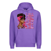 Purple They whispered to her you can't withstand the Premium Hoodie - Artiststas