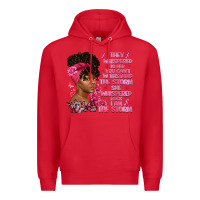 Red They whispered to her you can't withstand the Premium Hoodie - Artiststas