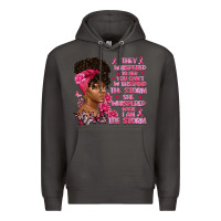 Smoke They whispered to her you can't withstand the Premium Hoodie - Artiststas
