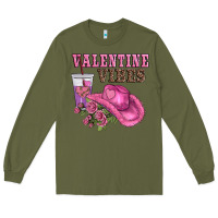 Army Green valentines day valentine vıbes Long Sleeve Tee - AdoDesignShop