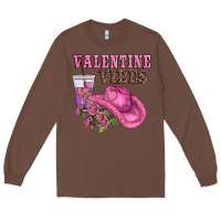 Chestnut valentines day valentine vıbes Long Sleeve Tee - AdoDesignShop